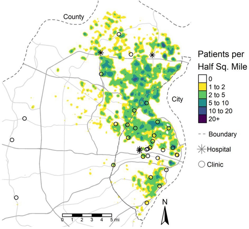 Access to Care Analysis Map